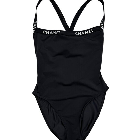CHANEL Black One Piece Swimsuit - Picture 3 of 11